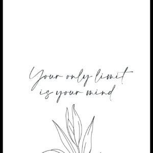 APart Posters -Your Only Limit Is Your Mind