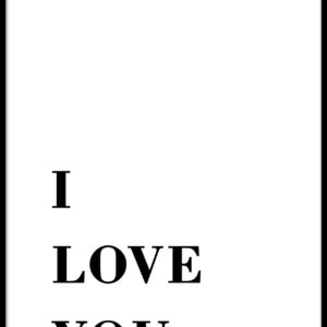 APart Posters -I Love You