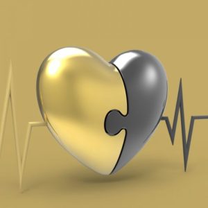 MTM -Sleutelhanger Puzzle Heart