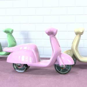 MTM - Sleutelhanger Vespa Pink