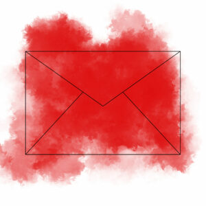 Mini Gros - Enveloppe - 10x15 - Rood