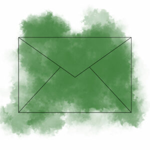 Mini Gros - Enveloppe - 10x15 - Donkergroen