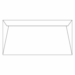 Mini Gros - Enveloppe - 10x20 - Wit