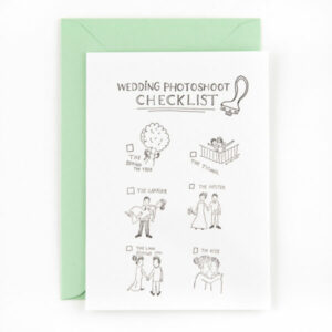 Studio Flash Cards - Wedding photoshoot checklist