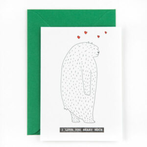 Studio Flash Cards - I love you beary much