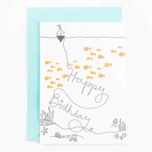 Studio Flash Cards - Happy birthday under the sea
